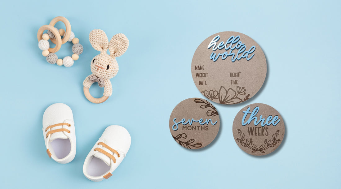 Custom Baby Announcement Plaques