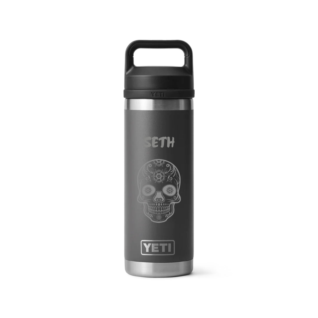 ENGRAVED YETI® RAMBLER® BOTTLE WITH CHUG CAP