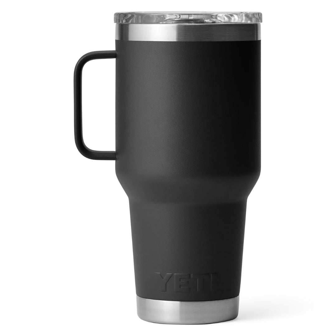 ENGRAVED YETI® RAMBLER® TRAVEL MUG WITH STRONGHOLD™ LID