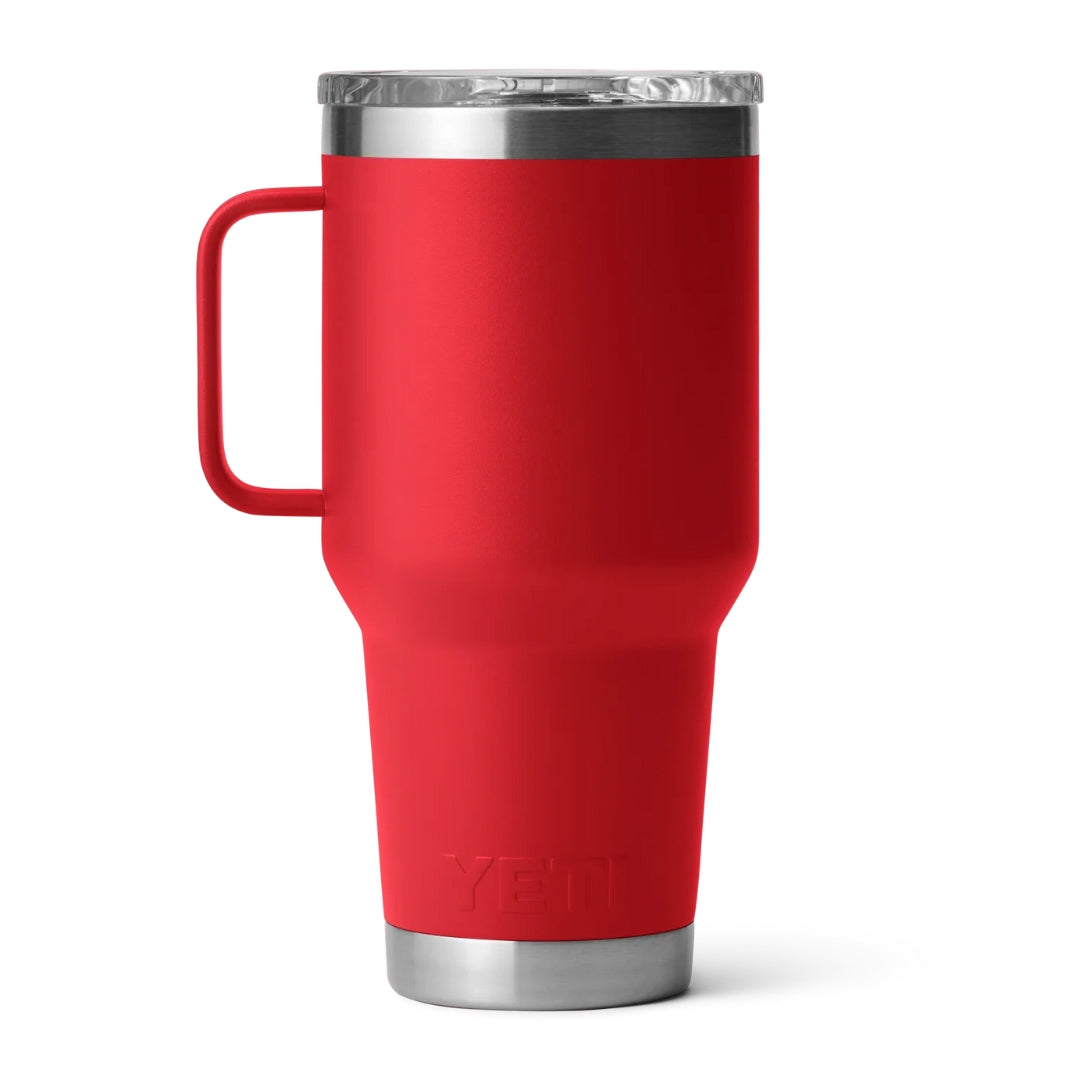 ENGRAVED YETI® RAMBLER® TRAVEL MUG WITH STRONGHOLD™ LID
