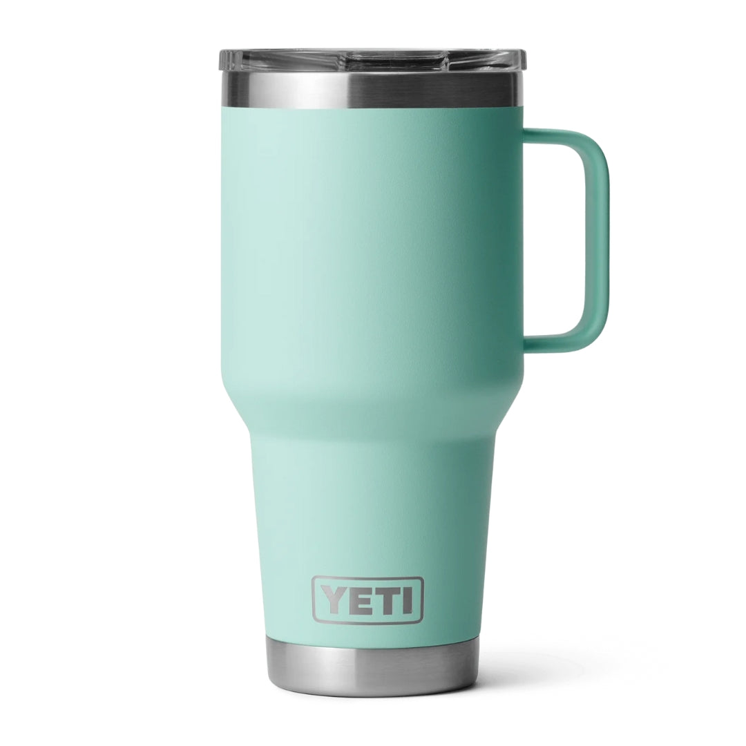 ENGRAVED YETI® RAMBLER® TRAVEL MUG WITH STRONGHOLD™ LID