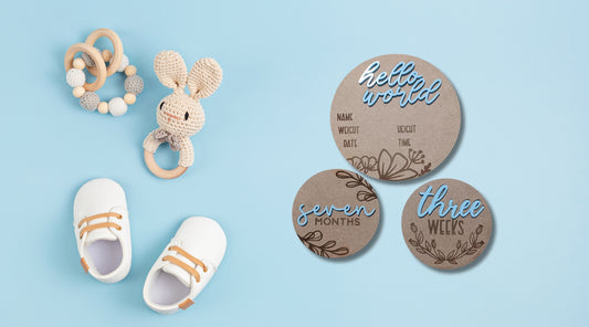 Custom Baby Announcement Plaques