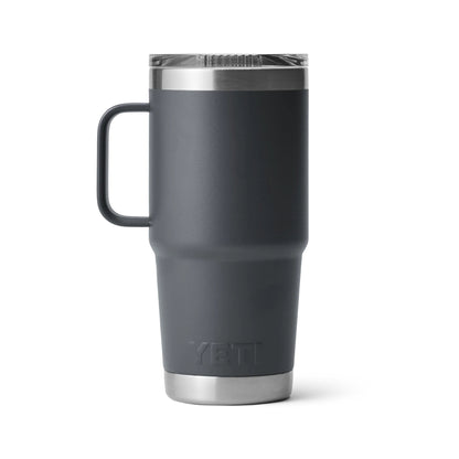 ENGRAVED YETI® RAMBLER® TRAVEL MUG WITH STRONGHOLD™ LID