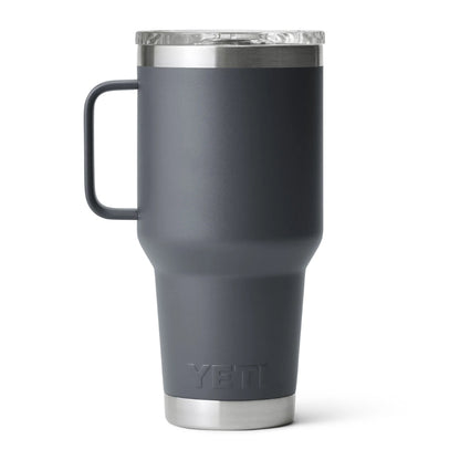 ENGRAVED YETI® RAMBLER® TRAVEL MUG WITH STRONGHOLD™ LID