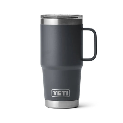 ENGRAVED YETI® RAMBLER® TRAVEL MUG WITH STRONGHOLD™ LID