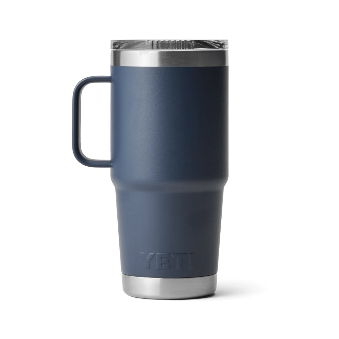 ENGRAVED YETI® RAMBLER® TRAVEL MUG WITH STRONGHOLD™ LID
