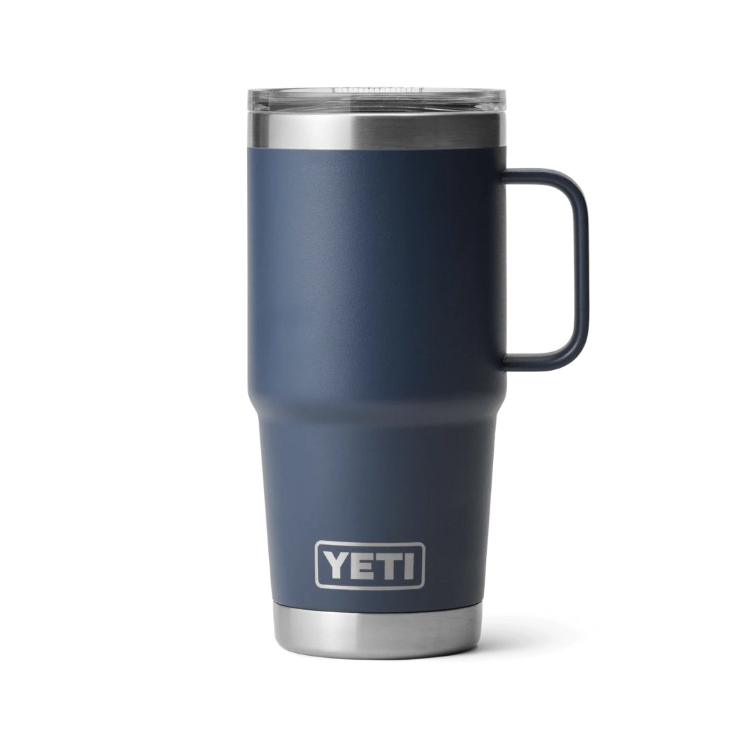 ENGRAVED YETI® RAMBLER® TRAVEL MUG WITH STRONGHOLD™ LID