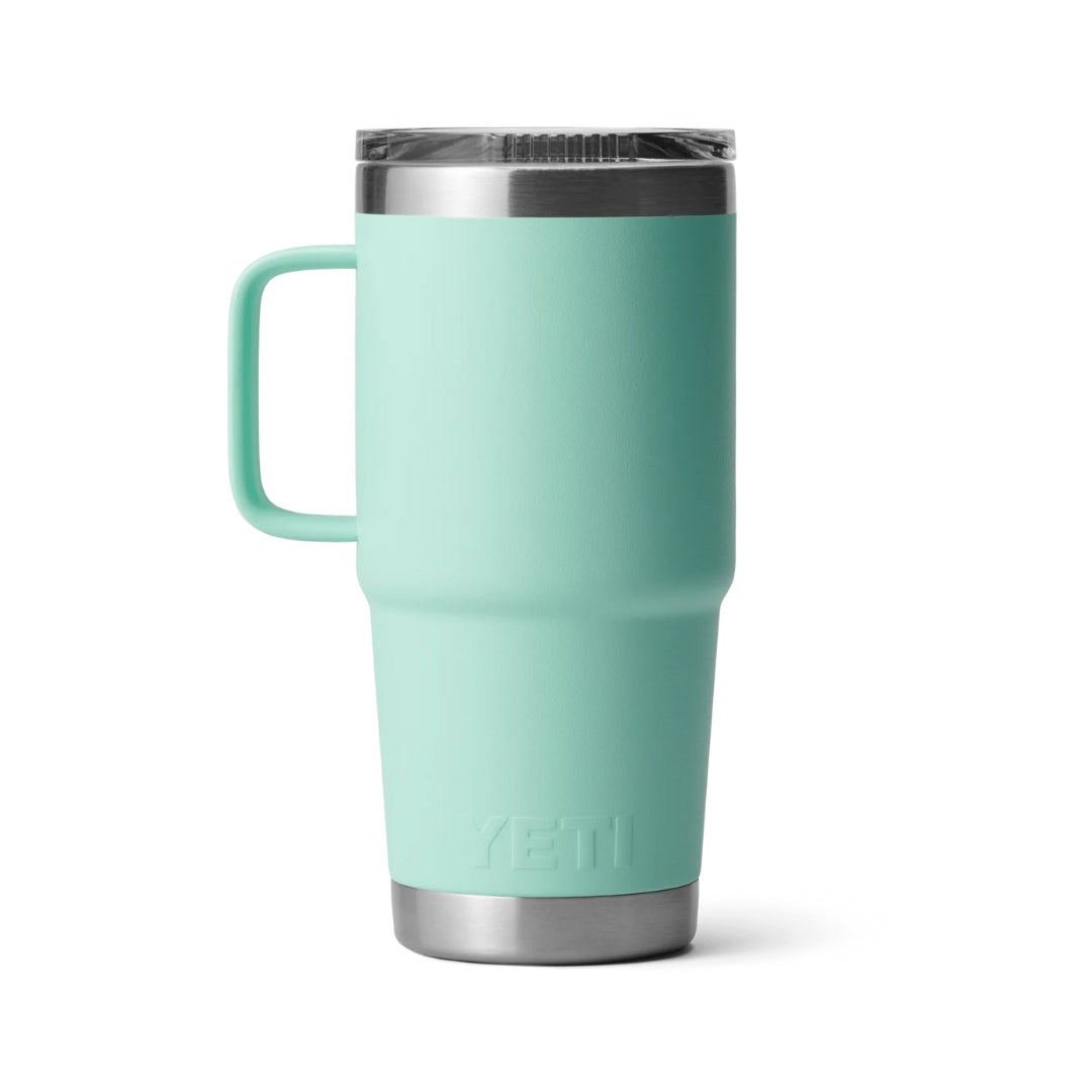 ENGRAVED YETI® RAMBLER® TRAVEL MUG WITH STRONGHOLD™ LID