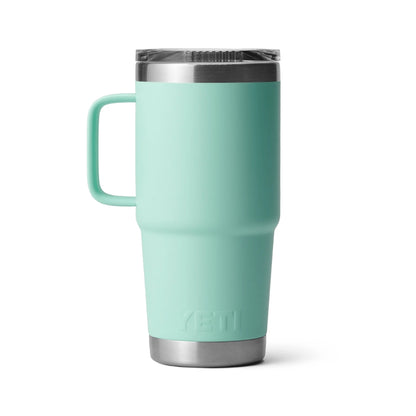 ENGRAVED YETI® RAMBLER® TRAVEL MUG WITH STRONGHOLD™ LID