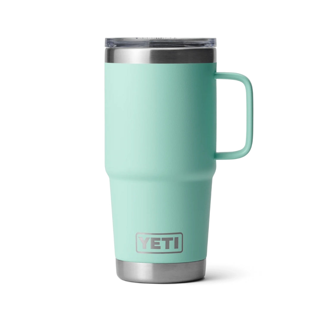 ENGRAVED YETI® RAMBLER® TRAVEL MUG WITH STRONGHOLD™ LID