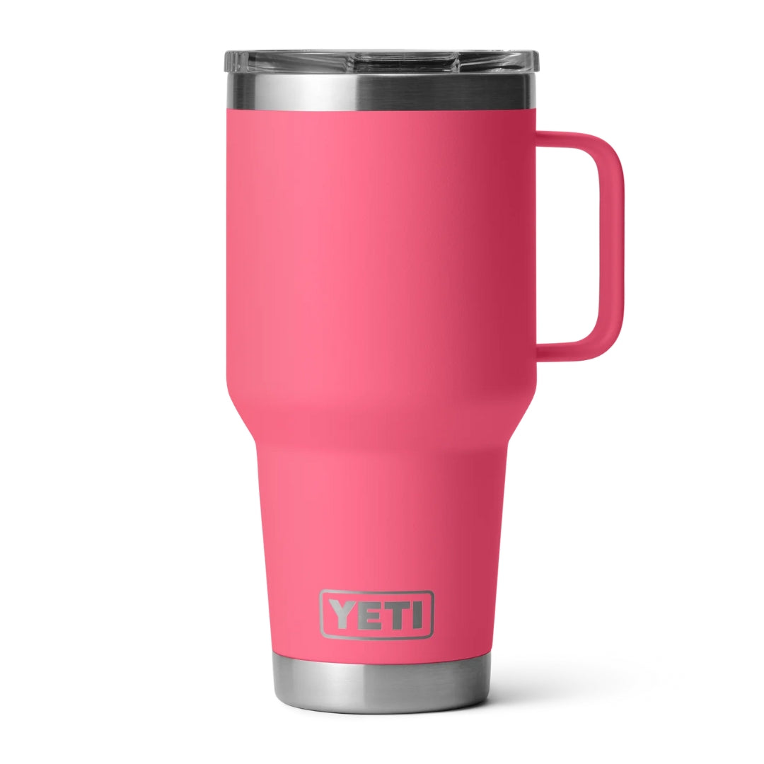 ENGRAVED YETI® RAMBLER® TRAVEL MUG WITH STRONGHOLD™ LID