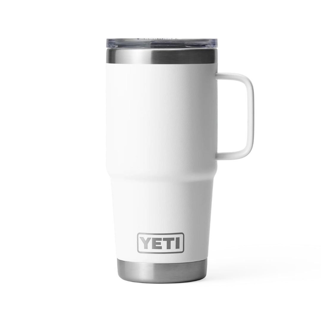 ENGRAVED YETI® RAMBLER® TRAVEL MUG WITH STRONGHOLD™ LID